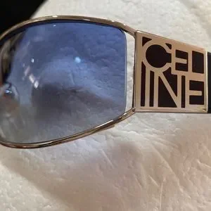 CELINE SC 1088-579Y unisex rectangle sunglasses ?️ silver black & blue gradient Celine | Accessories | Celine Sc 88579y Unisex Rectangle  main image 4